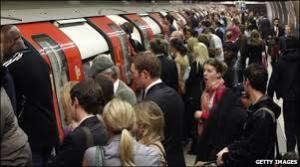 tube crowd