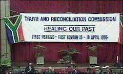 truth and reconciliation sign